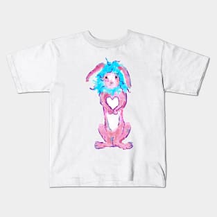 Pink Rabbit Leo Kids T-Shirt